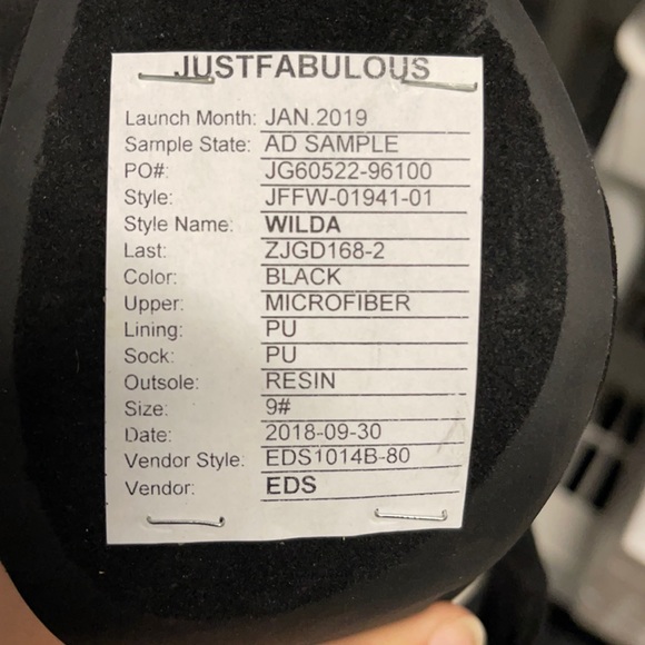 COPY - NEW - JustFab Wilda Wraparound Lace-Up Pump Size 9 - Picture 6 of 7